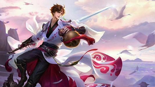 最新李白皮肤爆料视频,剑舞九天，仙气飘飘